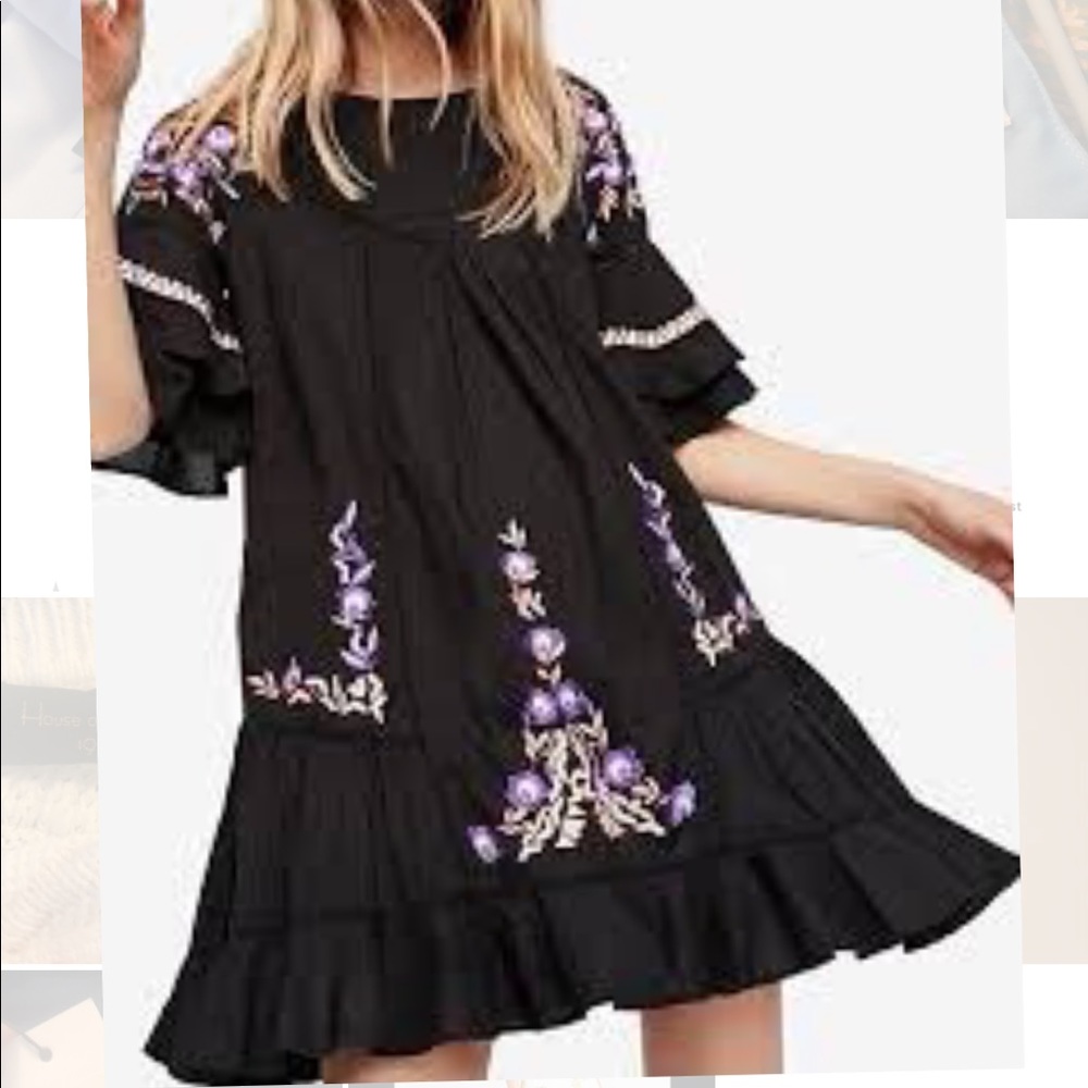 Free People Pavlo Cotton Mini Dress